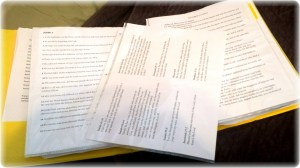 Scripture memory sheets